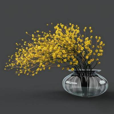 现代花瓶插花